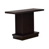 Coaster Reston Pedestal Sofa Table Cappuccino Model 705169